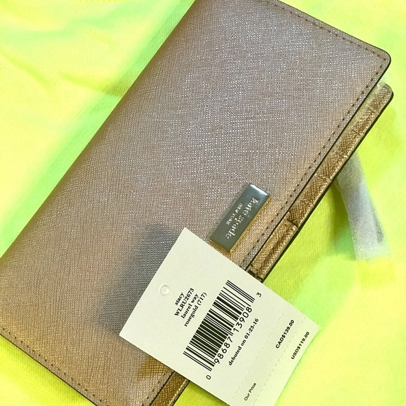 NEW Kate Spade NY Laurel Way Rose Gold wallet - Picture 2 of 6